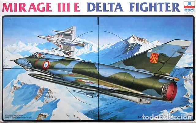 Maquetas: ESCI -Mirage IIIE DELTA Fighter 1/48 4030