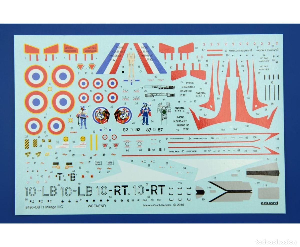 Maquetas: EDUARD - Mirage IIIC 1/48 8496 - Foto 5