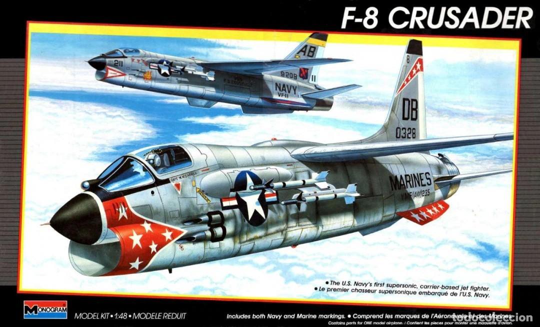 Maquetas: MONOGRAM - F-8 CRUSADER leer descripcion 1/48 5826