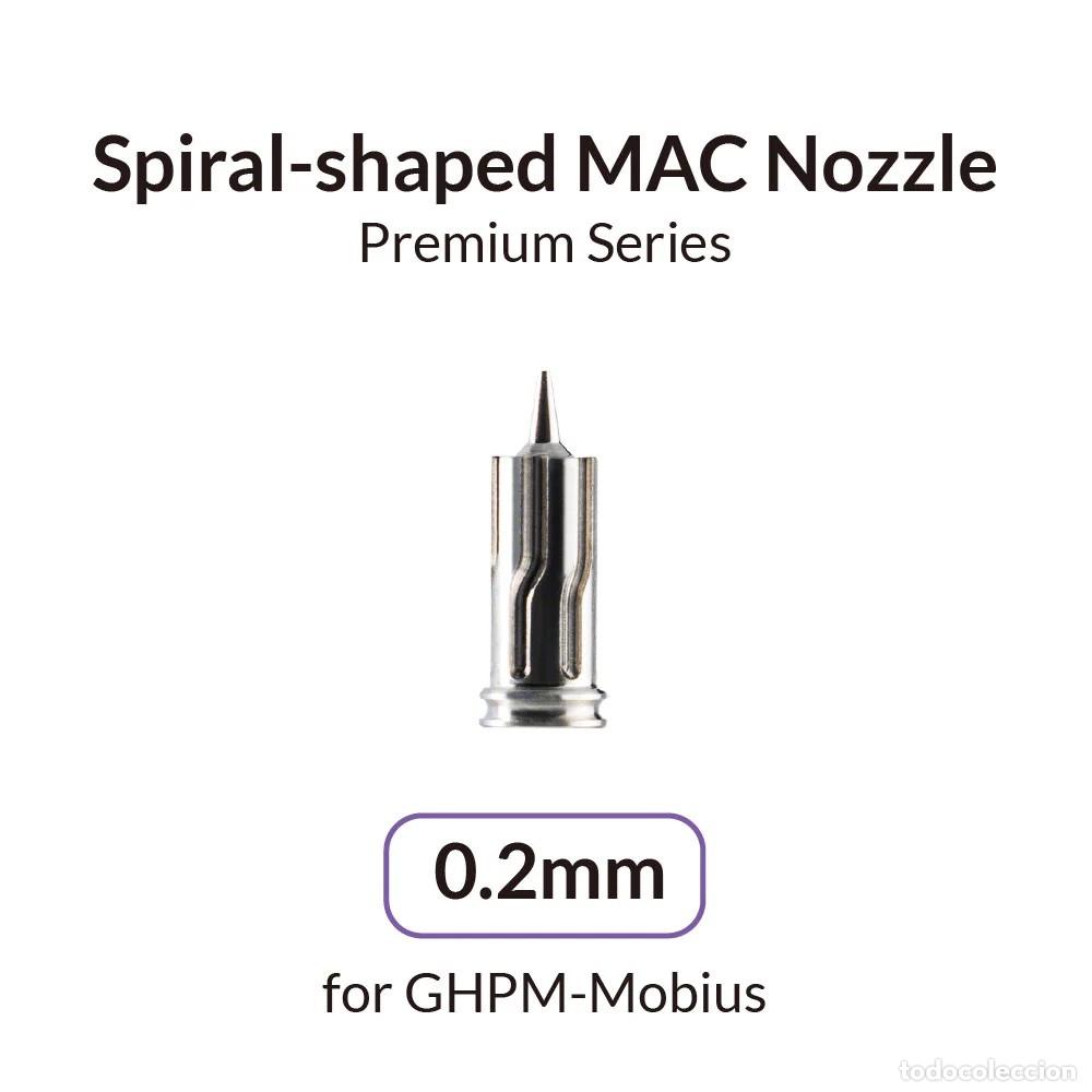 Maquetas: GAAHLERI - Airbrush 0.2mm Spiral-shaped Nozzle for Premium Mobius 40935