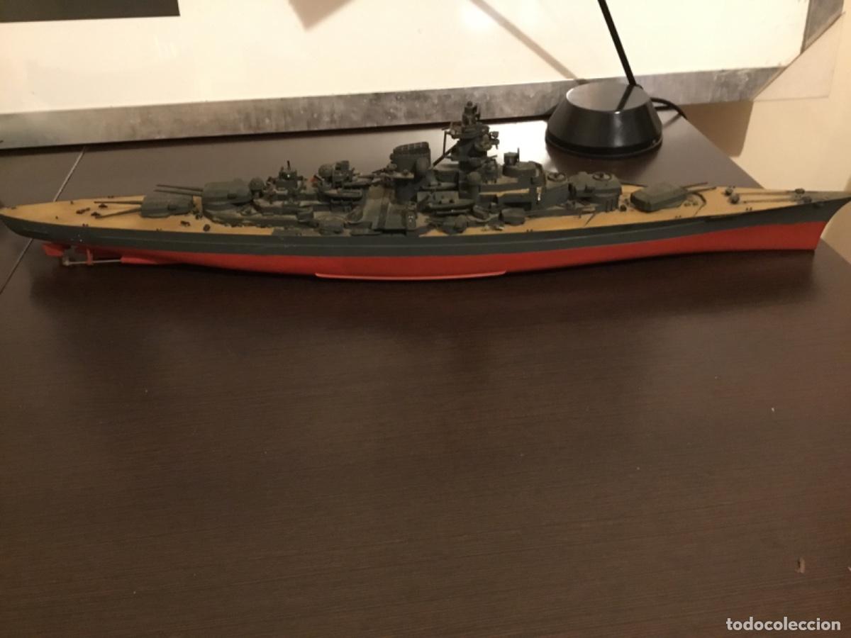 Maquetas: Antigua maqueta Barco destructor Alem&aacute;n,met&aacute;lico , est&aacute; sin acabar