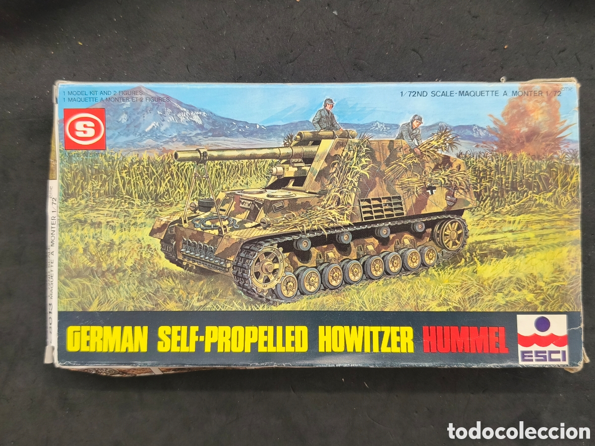 Maquetas: Esci self-propelled howitzer hummel