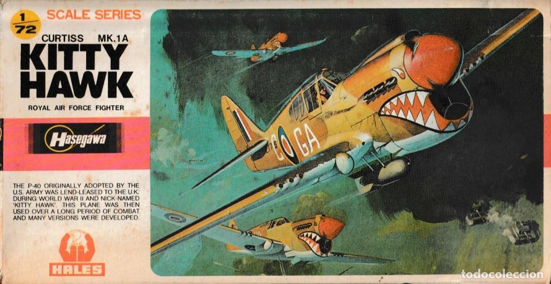 Maquetas: HASEGAWA - Curtiss Mk.1A Kitty Hawk Royal Air Force Fighter 1/72 A279 JS114