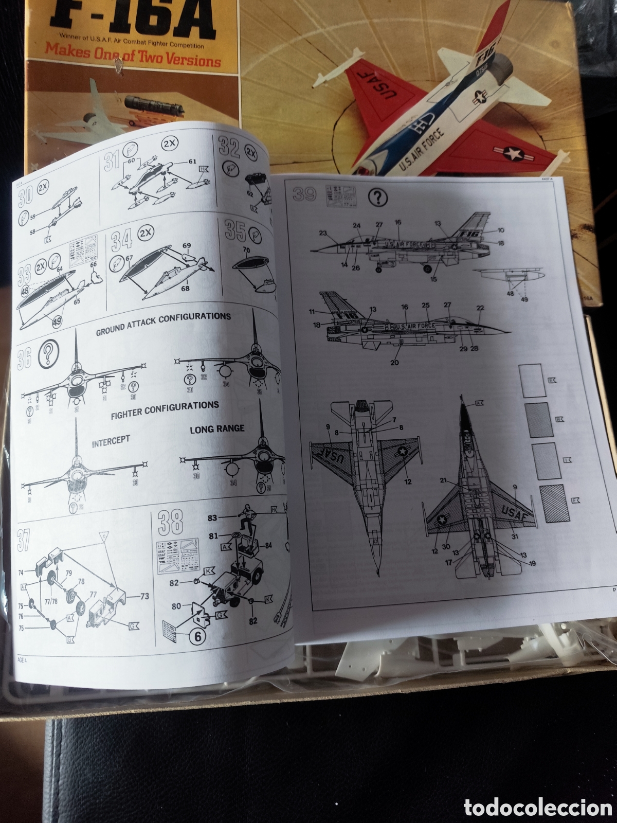 Maquetas: REVELL VINTAGE GENERAL DYNAMICS F-16A 1/72 - Foto 5