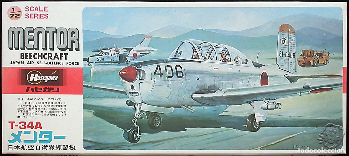 Maquetas: Maqueta Hasegawa 1:72 Beech T-34A Mentor - 1981 #C11 (C011)