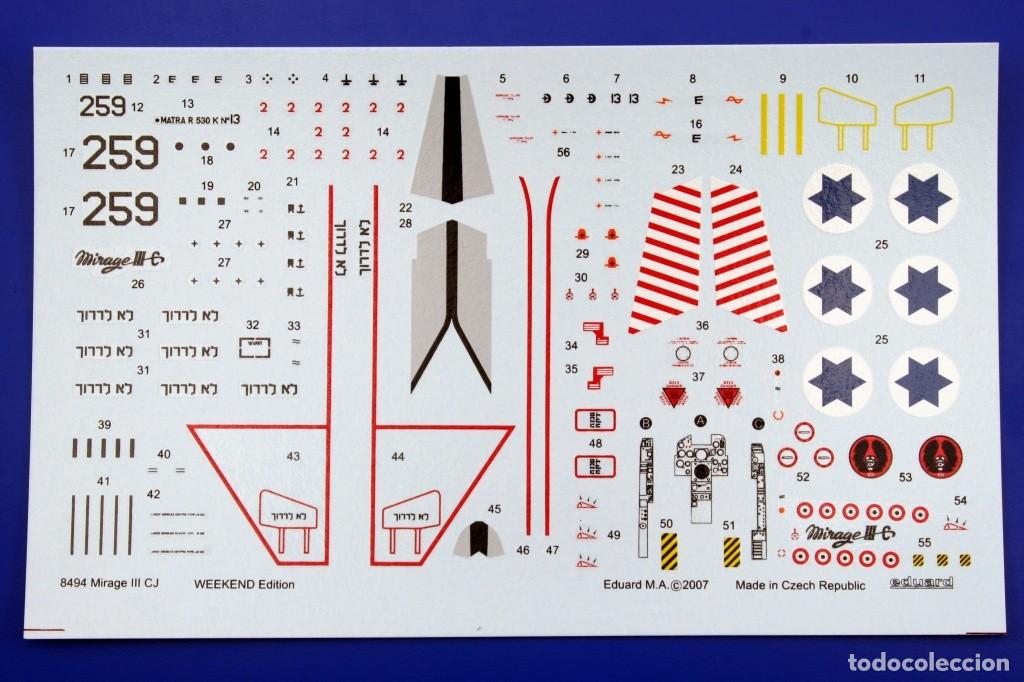 Maquetas: EDUARD - Mirage IIICJ 1/48 8494 - Foto 2