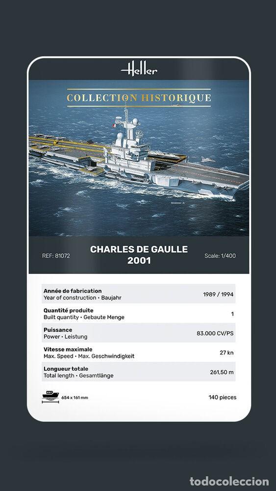 Maquetas: HELLER - Charles De Gaulle 1/400 81088 - Foto 2