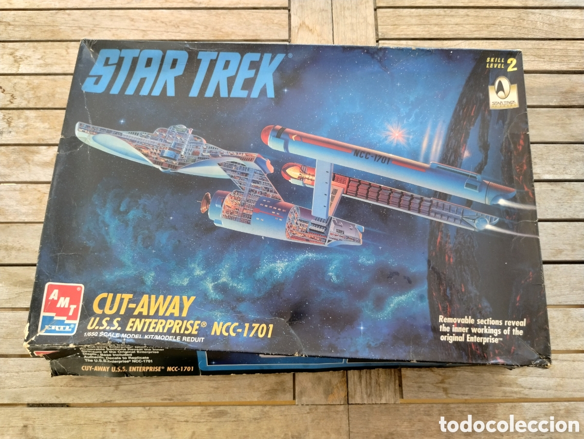Maquetas: Vintage 1995 AMT/Ertl USS Enterprise NCC-1701 Cut-Away