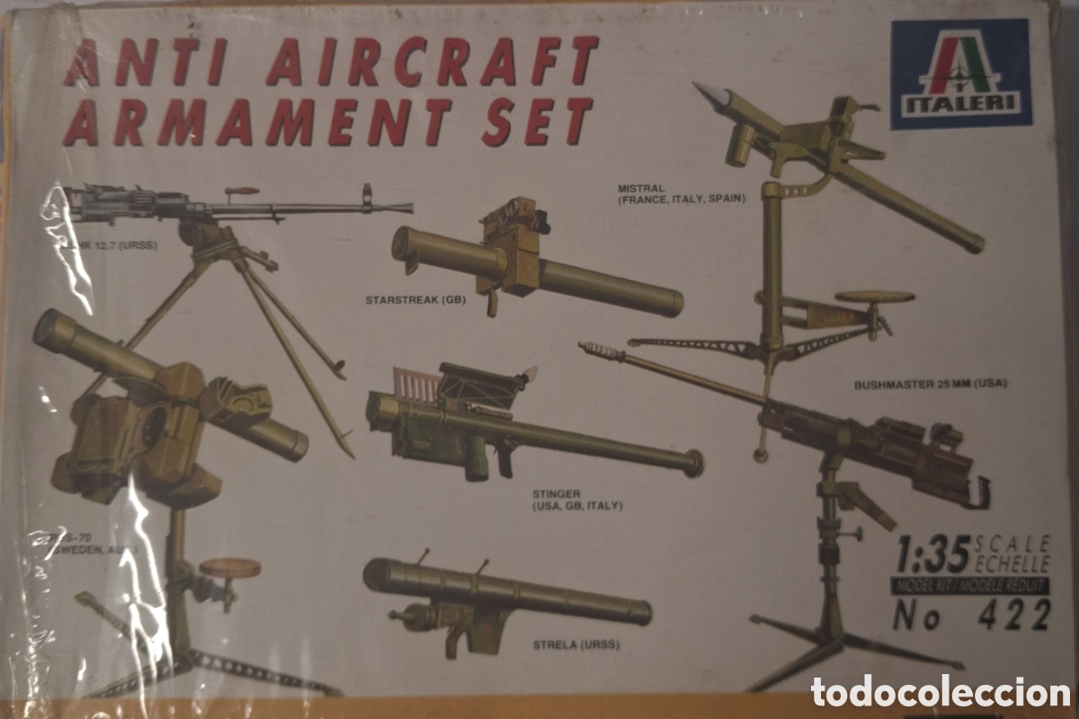 Maquetas: ANTIAIRCRAFT ARMAMENT SET. ITALAERI. 1/35