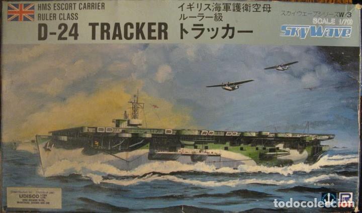 Maquetas: SKYWAVE - Ruler Class Escort Carrier HMS Tracker D-24 1/700 W3