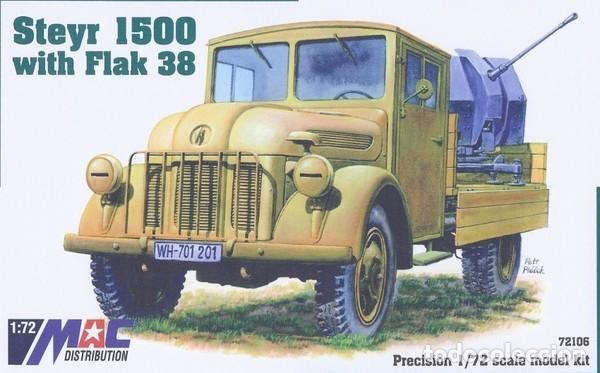 Maquetas: MAC - Steyr 1500 with Flak 38 - 1944 version 1/72 72106