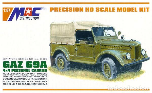 Maquetas: MAC - GAZ 69 A 4x4 Personal Carrier 1/87 87028