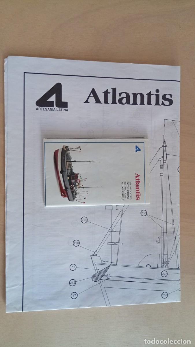 Maquetas: instrucciones y plano Atlantis Artesania Latina 1:38