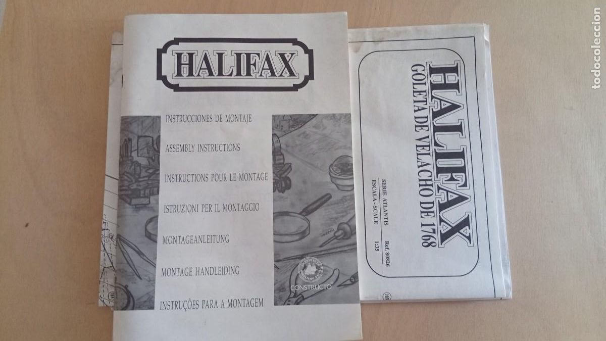 Maquetas: Instrucciones y plano Modelismo Naval Halifax Constructo 1:35