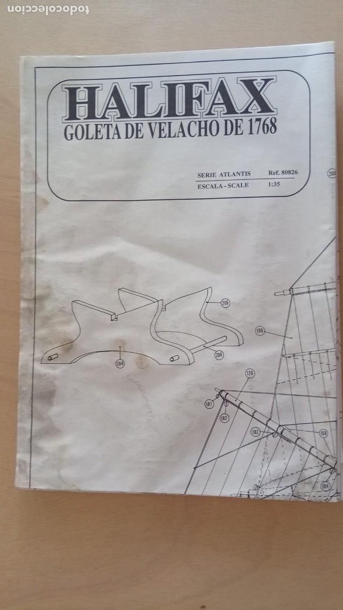Maquetas: Instrucciones y plano Modelismo Naval Halifax Constructo 1:35 - Foto 2