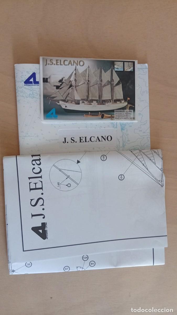 Maquetas: Instrucciones y plano Modelismo Naval Elcano Artesania Latina 1.250