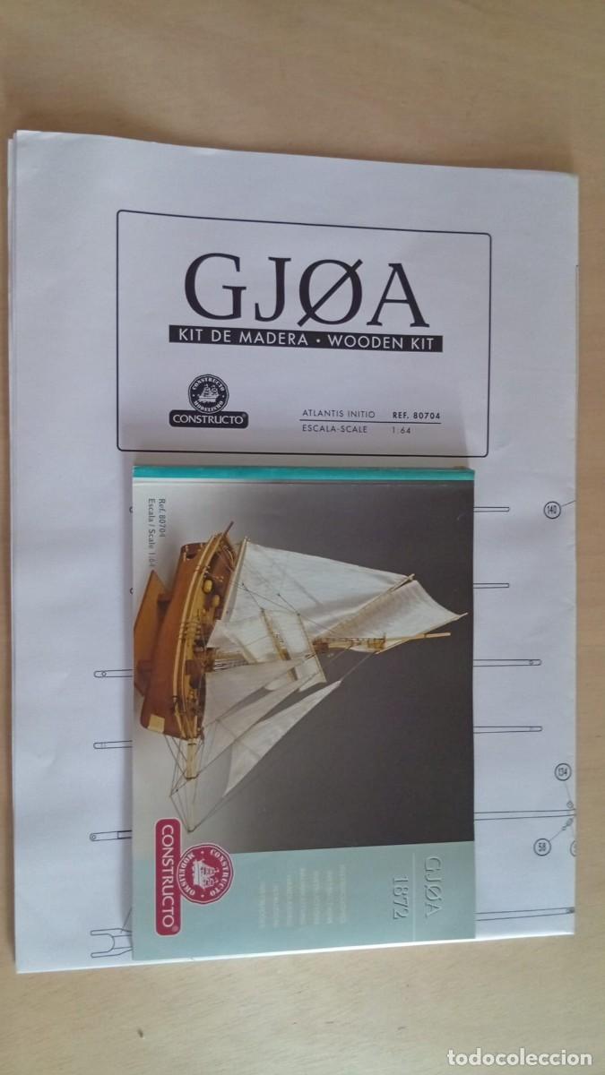 Maquetas: Instrucciones y plano Modelismo Naval Gjoa Constructo 1.64