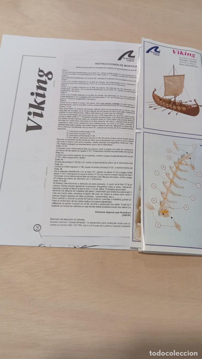 Maquetas: Instrucciones y Plano Modelismo Naval Viking Artesania Latina
