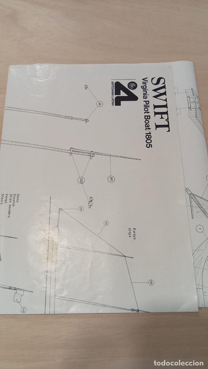 Maquetas: Plano Modelismo Naval Swift Artesania Latina 1:50