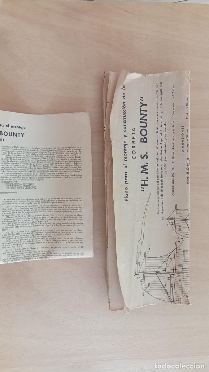 Maquetas: Instrucciones y plano HMS Bounty Constructo