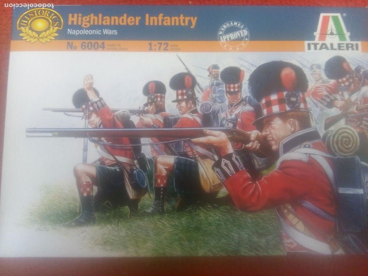 Maquetas: INFANTER&Iacute;A ESCOCESA GUERRAS NAPOLE&Oacute;NICAS 1/72 ITALERI PRECINTADA