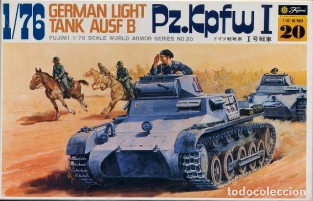 Maquetas: FUJIMI - German Light Tank Ausf B Pz.Kpfw I 1/76 WA20