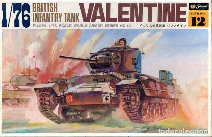 Maquetas: FUJIMI - British Infantry Tank Valentine 1/76 WA12