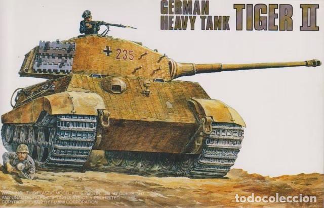 Maquetas: FUJIMI - German Heavy Tank Tiger II 1/76 76001