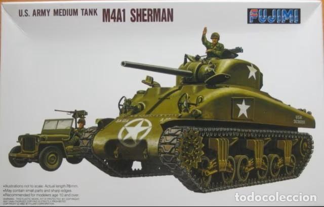 Maquetas: FUJIMI - M4A1 Sherman 1/76 76016
