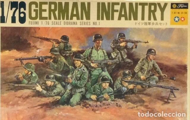 Maquetas: FUJIMI - German Infantry 1/76 SIN EL TERRENO D1