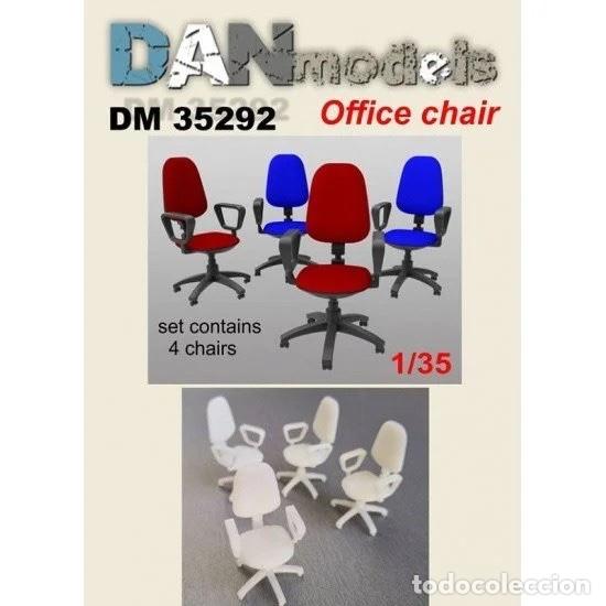 Maquetas: DAN MODELS - SILLAS DE OFICINA 1/35 35292