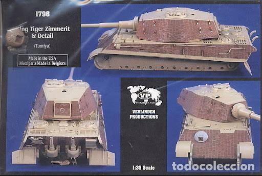 Maquetas: VERLINDEN - King Tiger Zimmerit & Detail Tamiya 1/35 1796