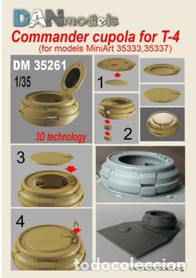 Maquetas: DAN MODELS - COMMANDER CUPULA FOR T-4 1/35 35261
