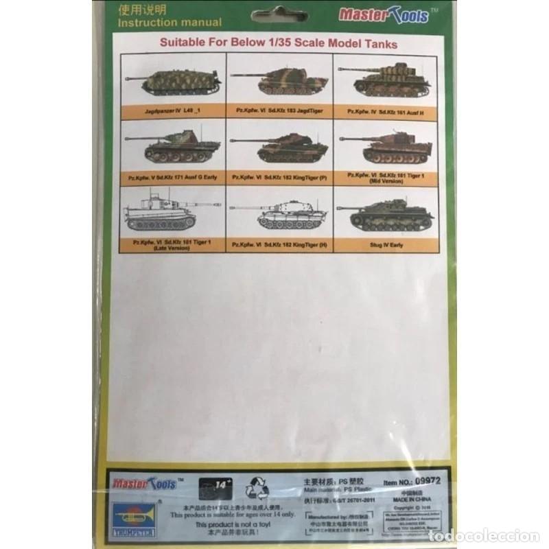 Maquetas: MASTER TOOLS - HIPS ZIMMERIT PLASTIC SHEET 09972 - Foto 2