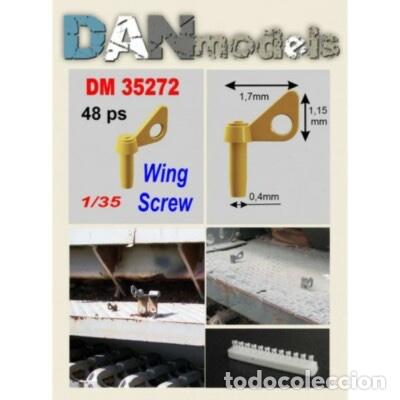 Maquetas: DAN MODELS - PALOMILLAS PARA CARROS ALEMANES 48 PCS 1/35 35272