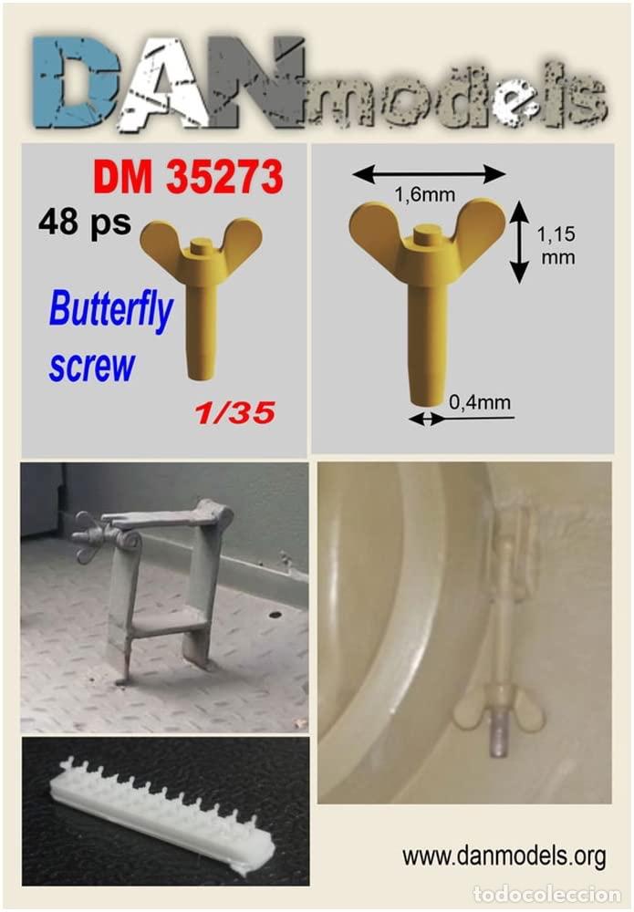 Maquetas: DAN MODELS - TORNILLOS DE MARIPOSA 48 PCS 1/35 35273