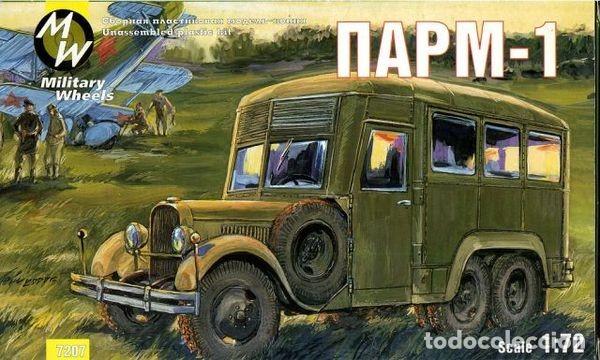 Maquetas: MILITARY WHEELS - Soviet PARM-1 field repair truck 1/72 7207