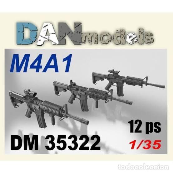Maquetas: DAN MODELS - M4A1 12PCS 1/35 35322