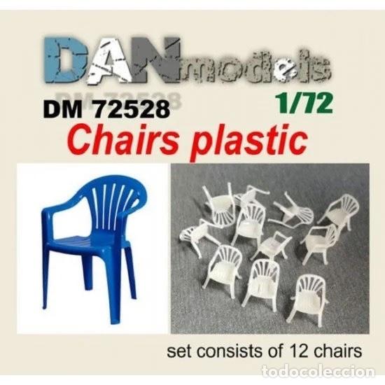 Maquetas: DAN MODELS - SILLAS DE JARD&Iacute;N 1/72 72528