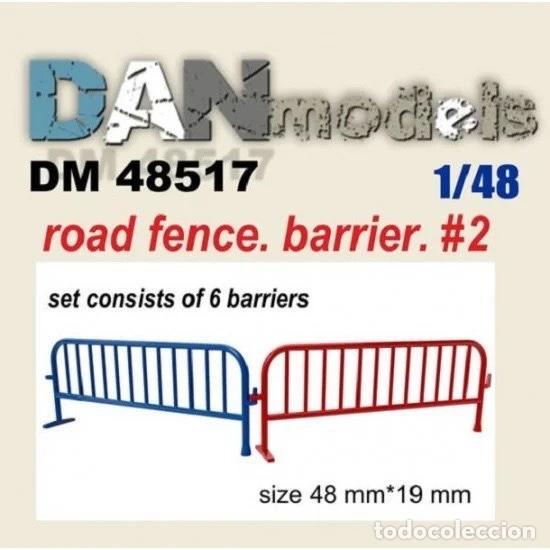 Maquetas: DAN MODELS - BARRERAS DE OBRA N&ordm;2 1/48 48517
