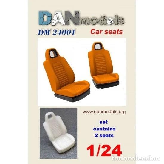 Maquetas: DAN MODELS - ASIENTOS DE COCHE 1/24 24001