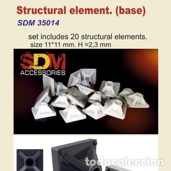 Maquetas: SDM - SET INCLUIDAS 20 PIEZAS STRUCTURAL ELEMENT 3D 1/35 35014