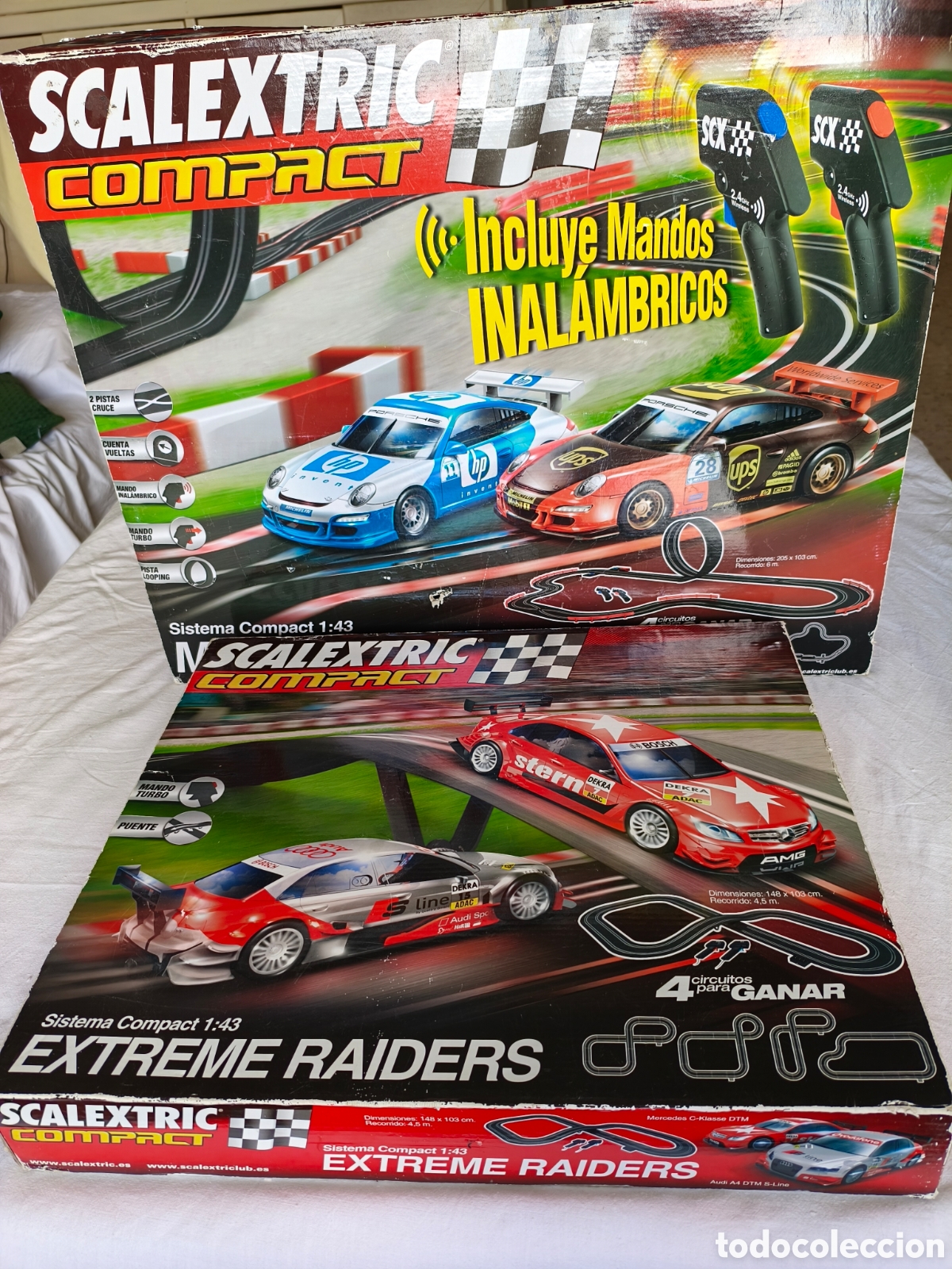 Maquetas: Scalextric Compact + Regalo otro Scalextric compact.