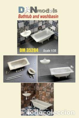 Maquetas: DAN MODELS - BA&Ntilde;ERA Y LAVABO 1/35 35284