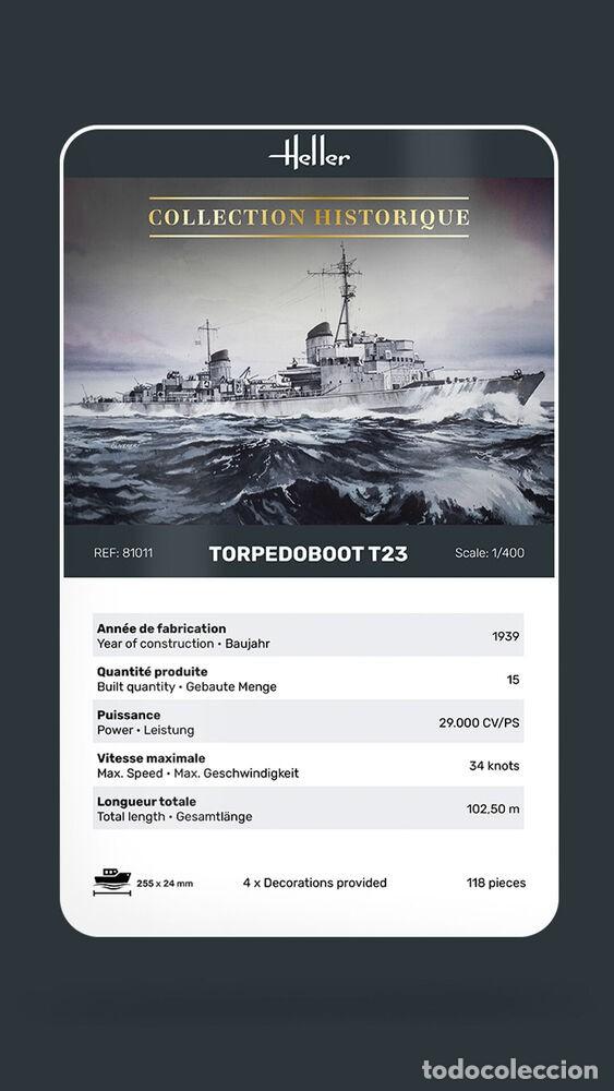 Maquetas: HELLER -Torpedoboot 1/400 81011 - Foto 2