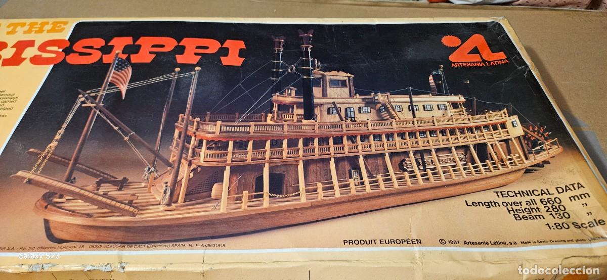 Maquetas: Maqueta barco King of the Mississippi - Artesan&iacute;a Latina 1:80 (Nuevo / Sin desprecintar)