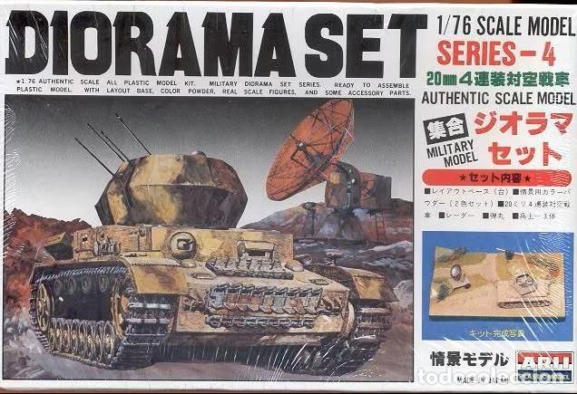 Maquetas: ARII - Diorama Set 20mm Flakpanzer IV Wirbelwind w/Base 1/72 109D 4