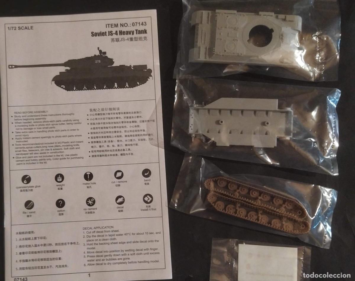 Maquetas: JS-4. TRUMPETER. ESCALA 1/72 - Foto 2