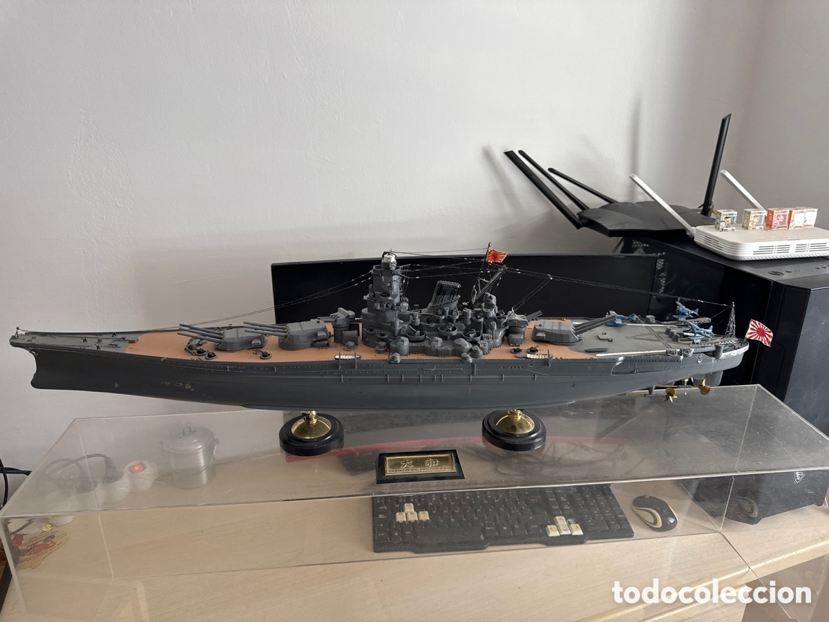 Maquetas: Maqueta barco, Naval Japon&egrave;s Yamato escala 1/300 Battlesship