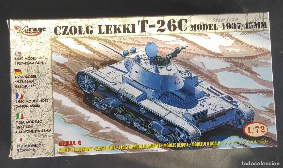 Maquetas: T-26C MOD 1937. MIRAGE. ESCALA 1/72